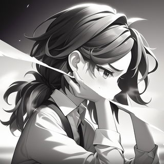 Charcograin style, Midjourney V7: black-and-white manga comic strip