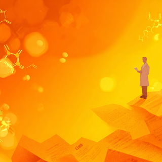 Saffron Megascape style, Midjourney V7: editorial illustration for popular scientific magazine cover