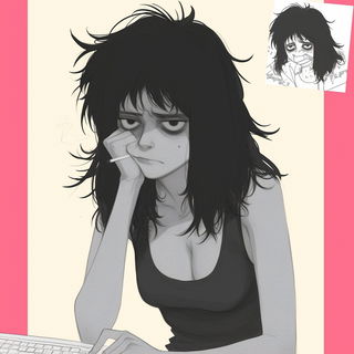 Cryoneon style, Midjourney V7: black-and-white manga comic strip
