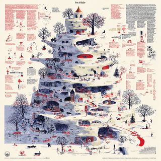 Inkredomap style, Midjourney V7: retro fairy-tale illustration