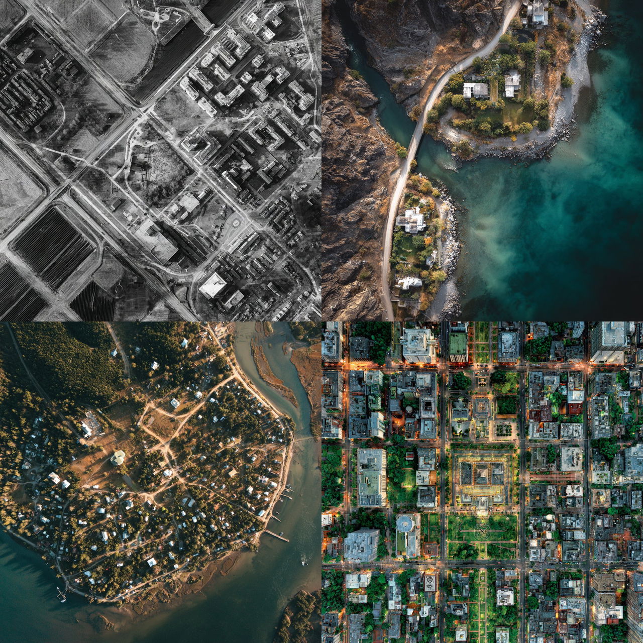 Aerial view style, Midjourney V7, render 1 of 4