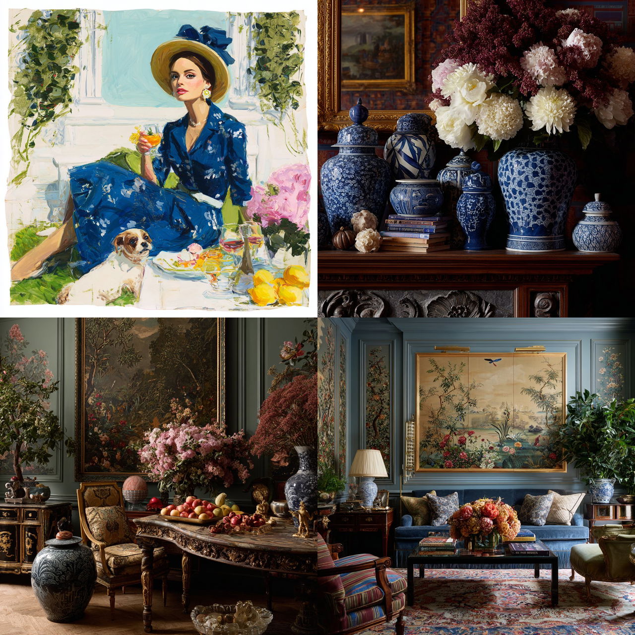 Aerin Lauder style, Midjourney V7, render 1 of 4