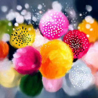 Rimeglow style, Midjourney V7: creative pattern composition