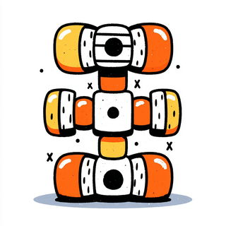Cinderstitch style, Midjourney V7: abstract 3D render