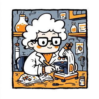 Cinderstitch style, Midjourney V7: editorial illustration for popular scientific magazine cover