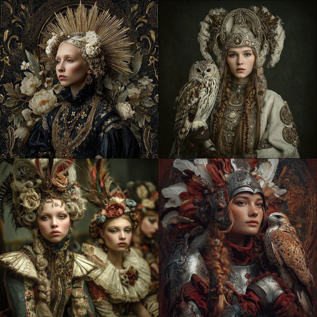 Agnieszka Lorek style, Midjourney V7, render 1 of 4