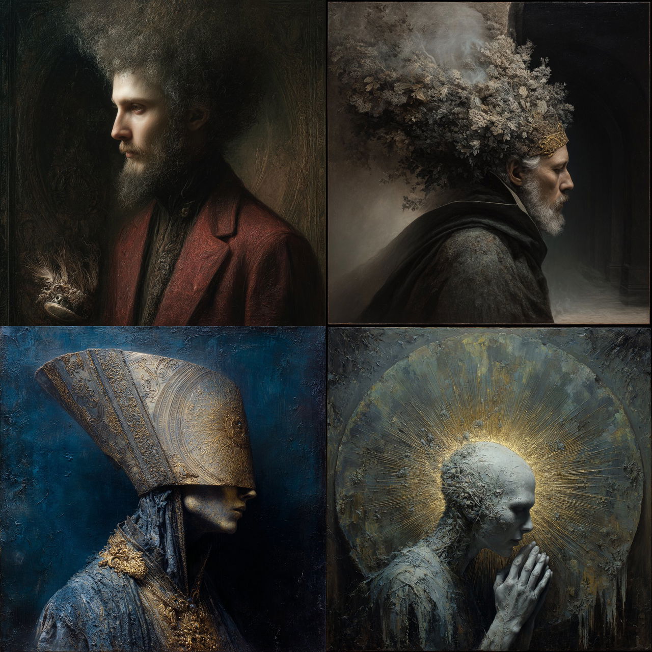 Agostino Arrivabene style, Midjourney V7, render 1 of 4