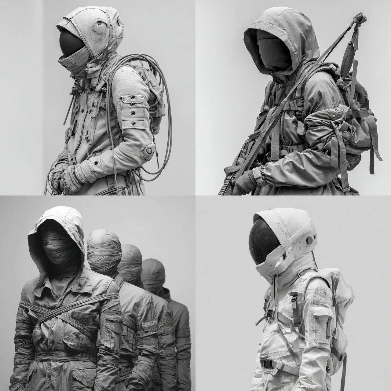 Aitor Throup style, Midjourney V7, render 1 of 4