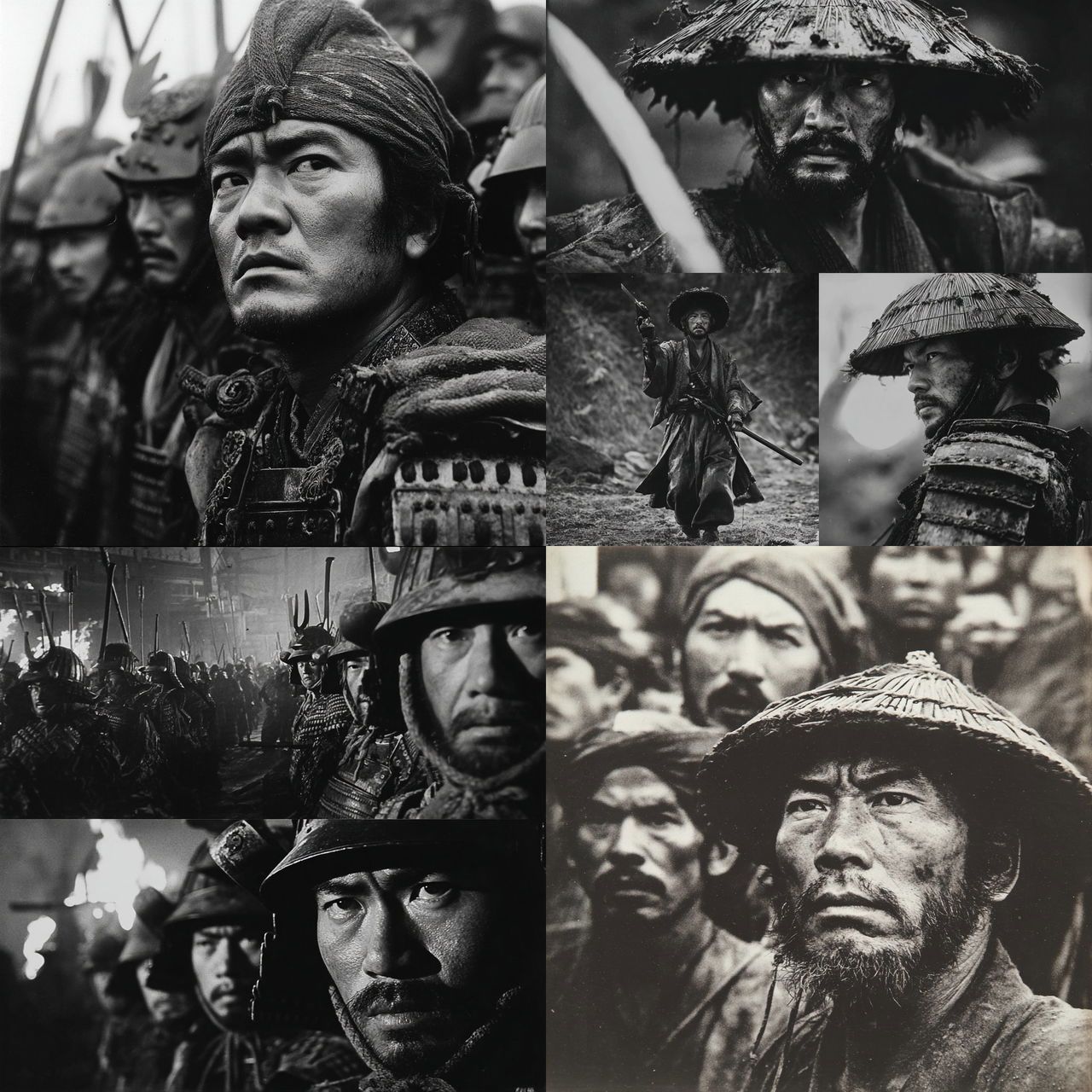 Akira Kurosawa style, Midjourney V7, render 1 of 4