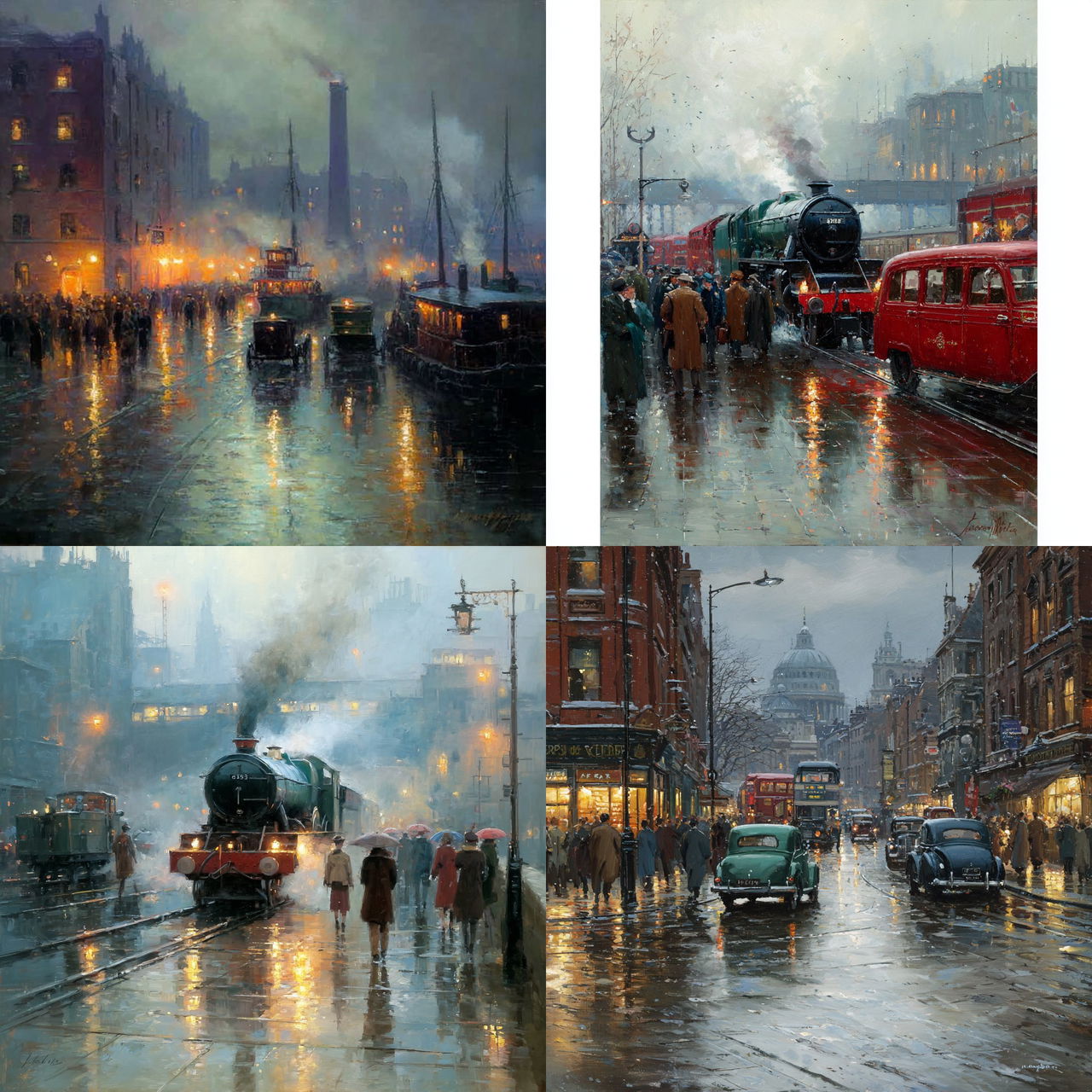 Alan Fearnley style, Midjourney V7, render 1 of 4