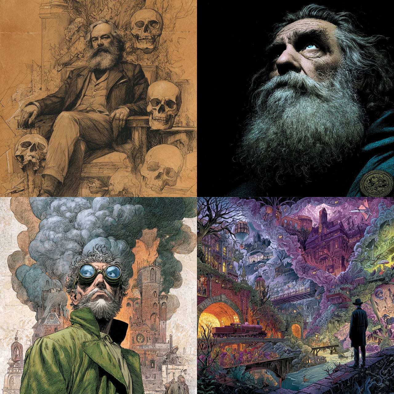 Alan Moore style, Midjourney V7, render 1 of 4