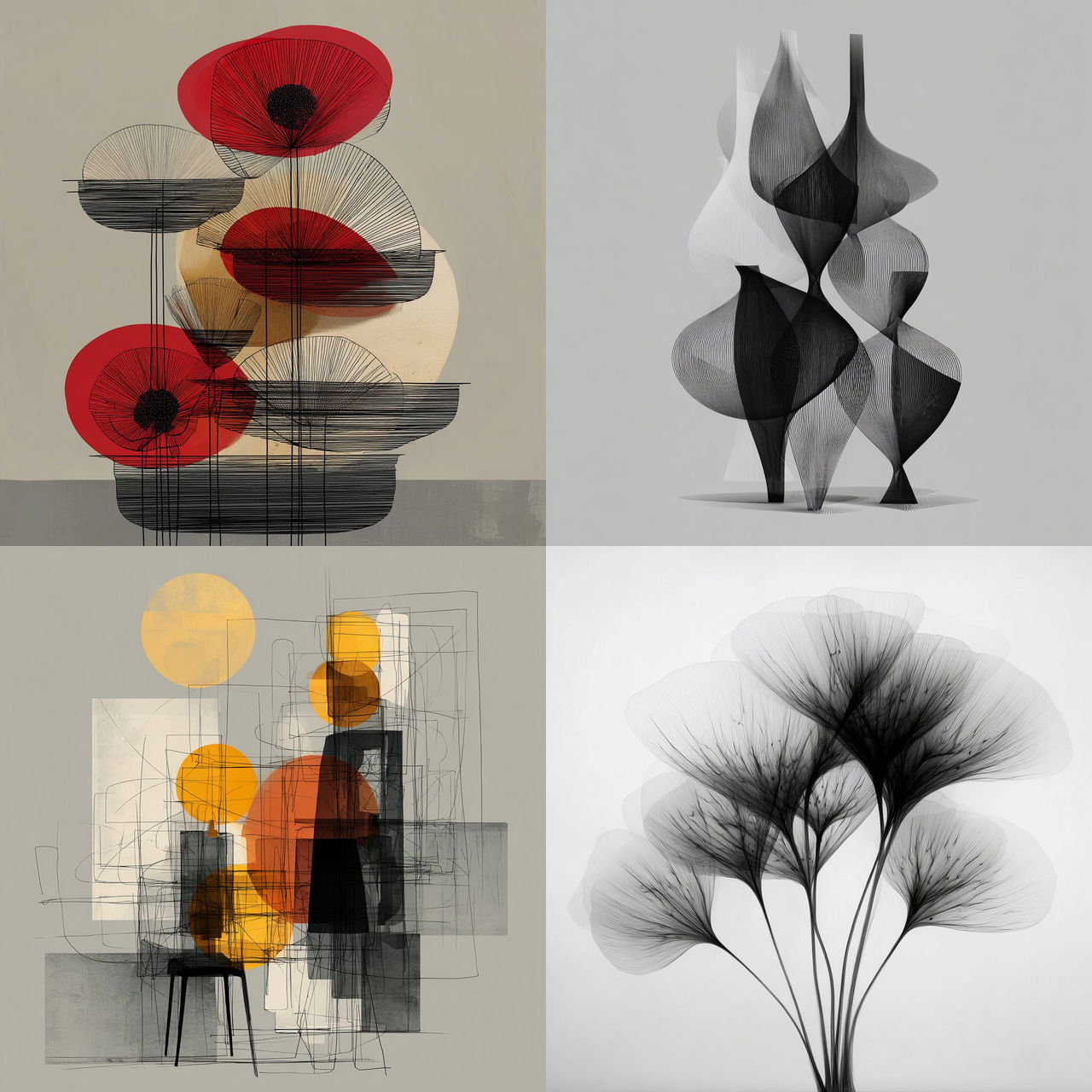 Albert Koetsier style, Midjourney V7, render 1 of 4