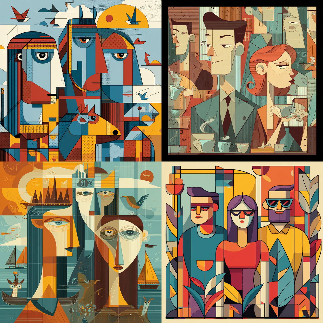 Ale Giorgini style, Midjourney V7, render 1 of 4