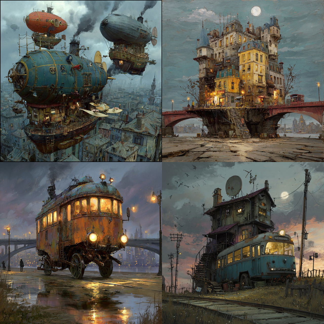 Alejandro Burdisio style, Midjourney V7, render 1 of 4