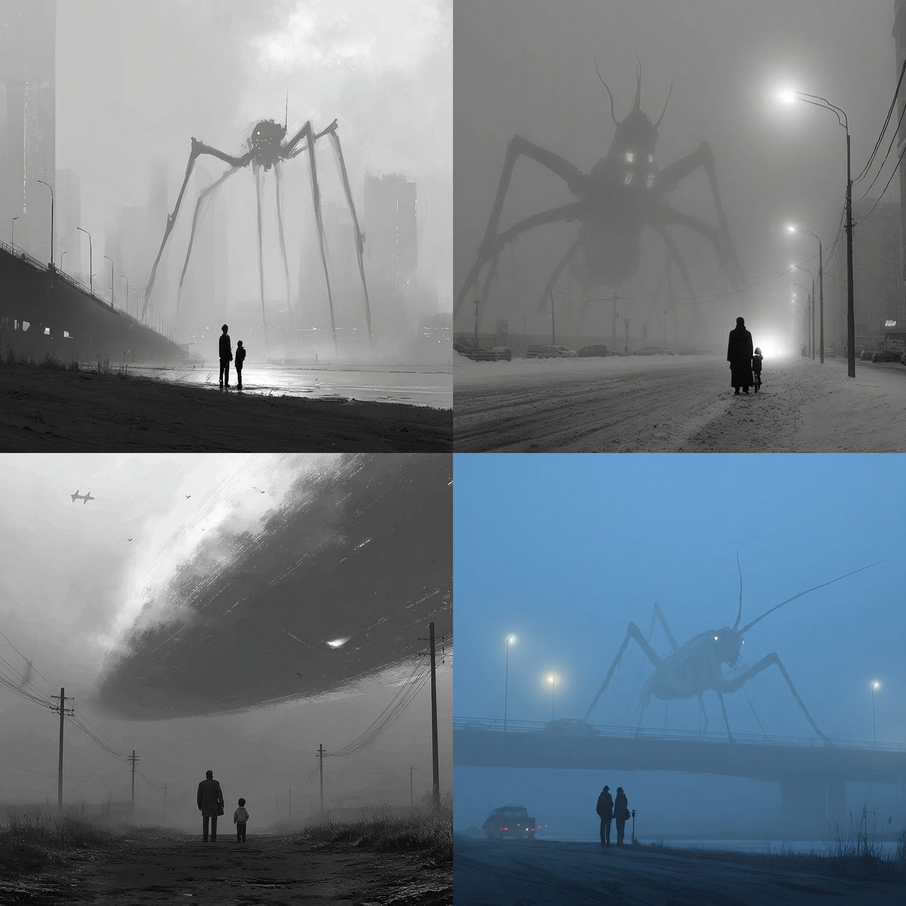 Alex Andreev style, Midjourney V7, render 1 of 4