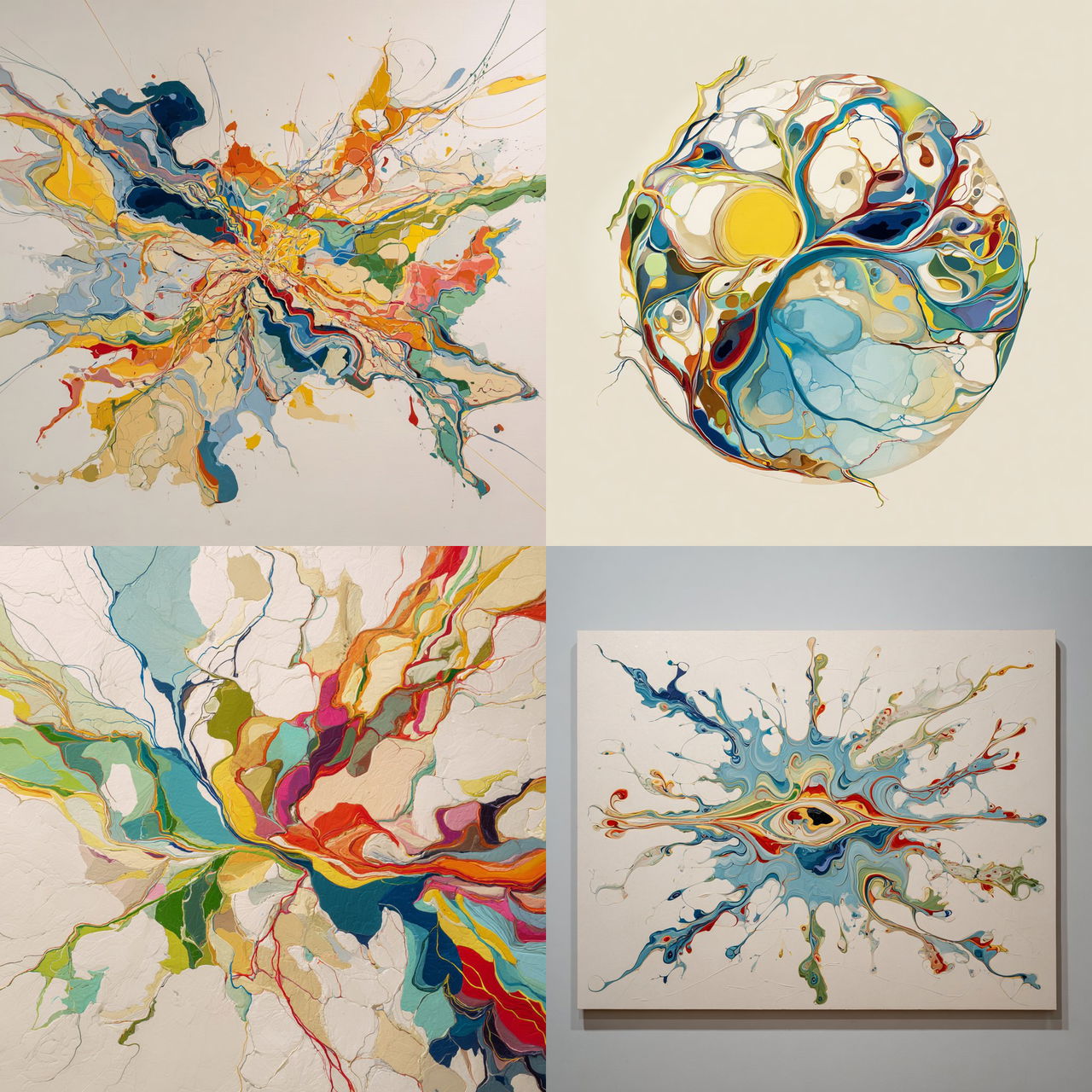 Alex Janvier style, Midjourney V7, render 1 of 4