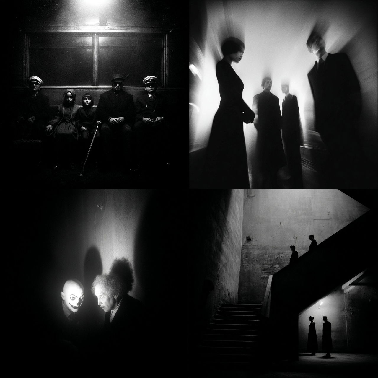 Alex Majoli style, Midjourney V7, render 1 of 4
