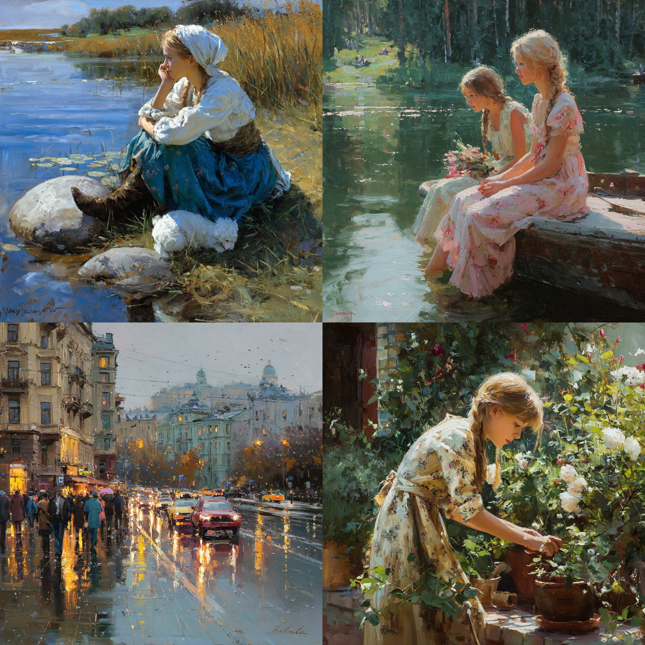 Alexandr Averin style, Midjourney V7, render 1 of 4