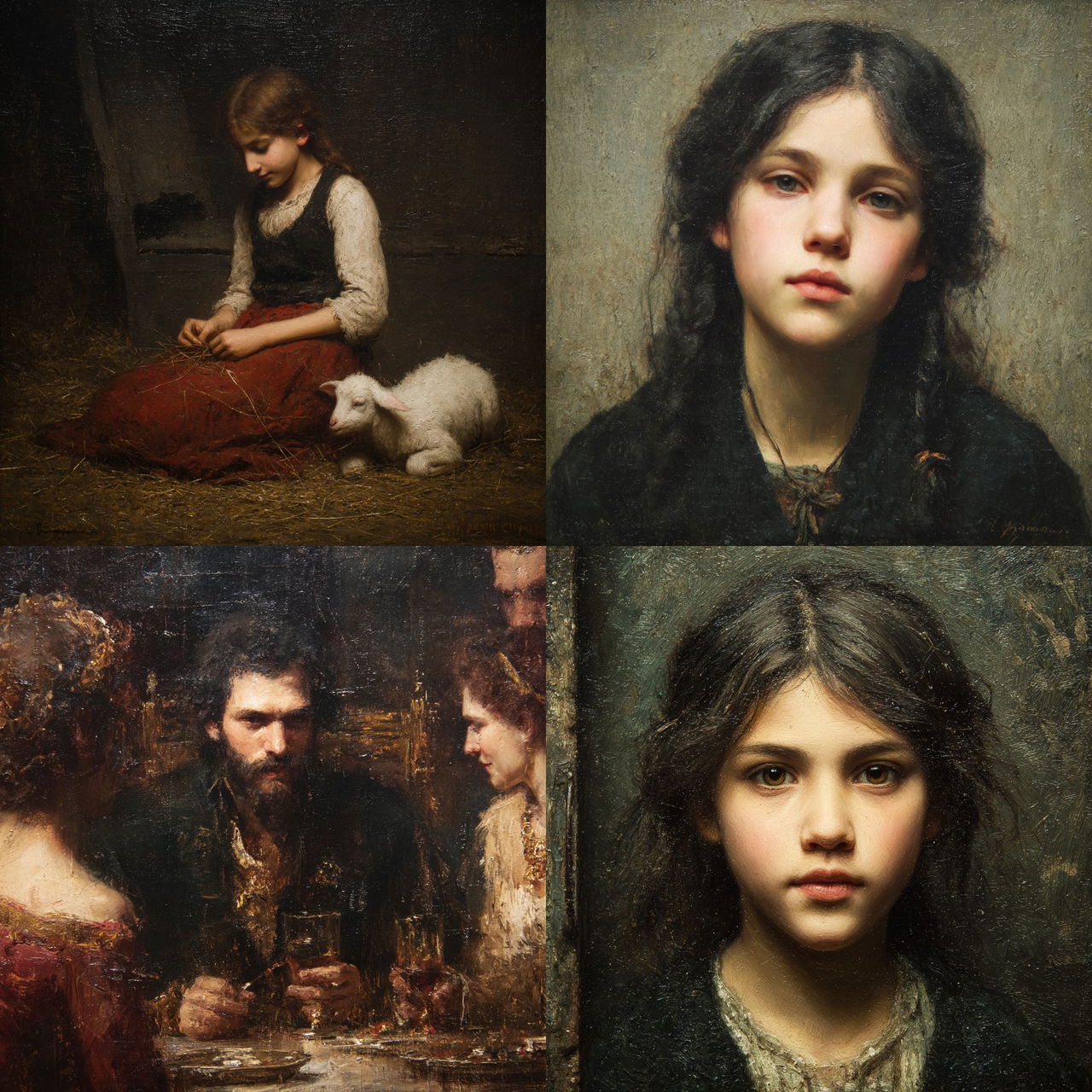 Alexei Harlamoff style, Midjourney V7, render 1 of 4