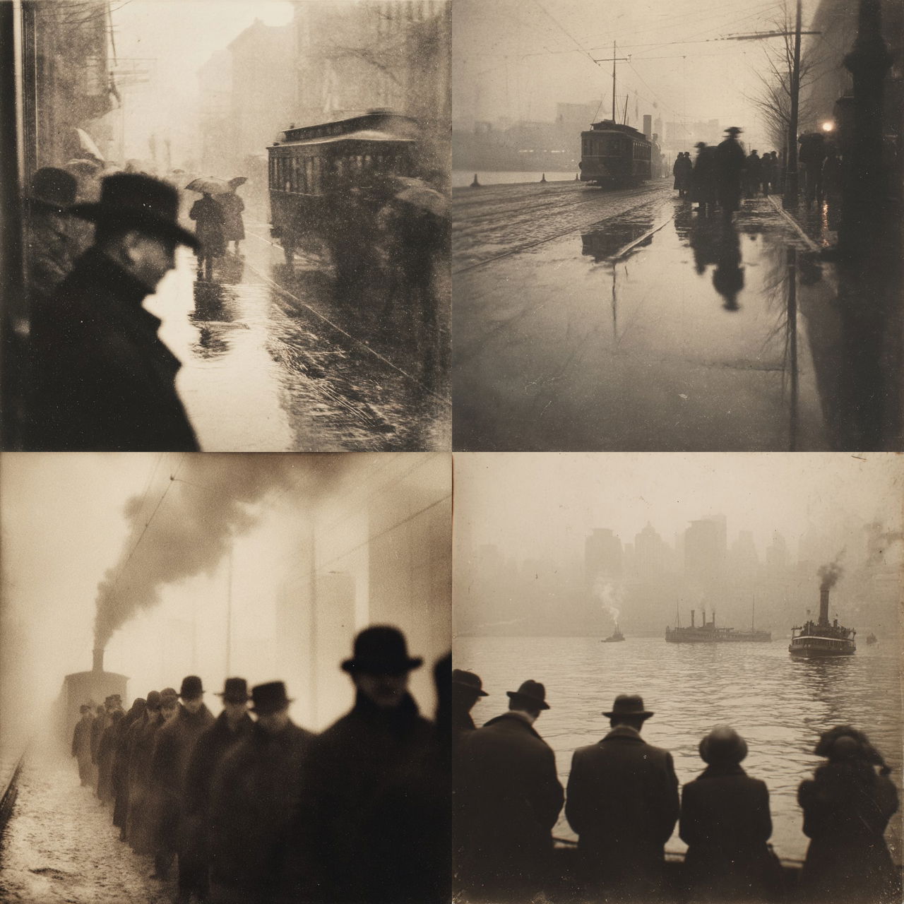 Alfred Stieglitz style, Midjourney V7, render 1 of 4