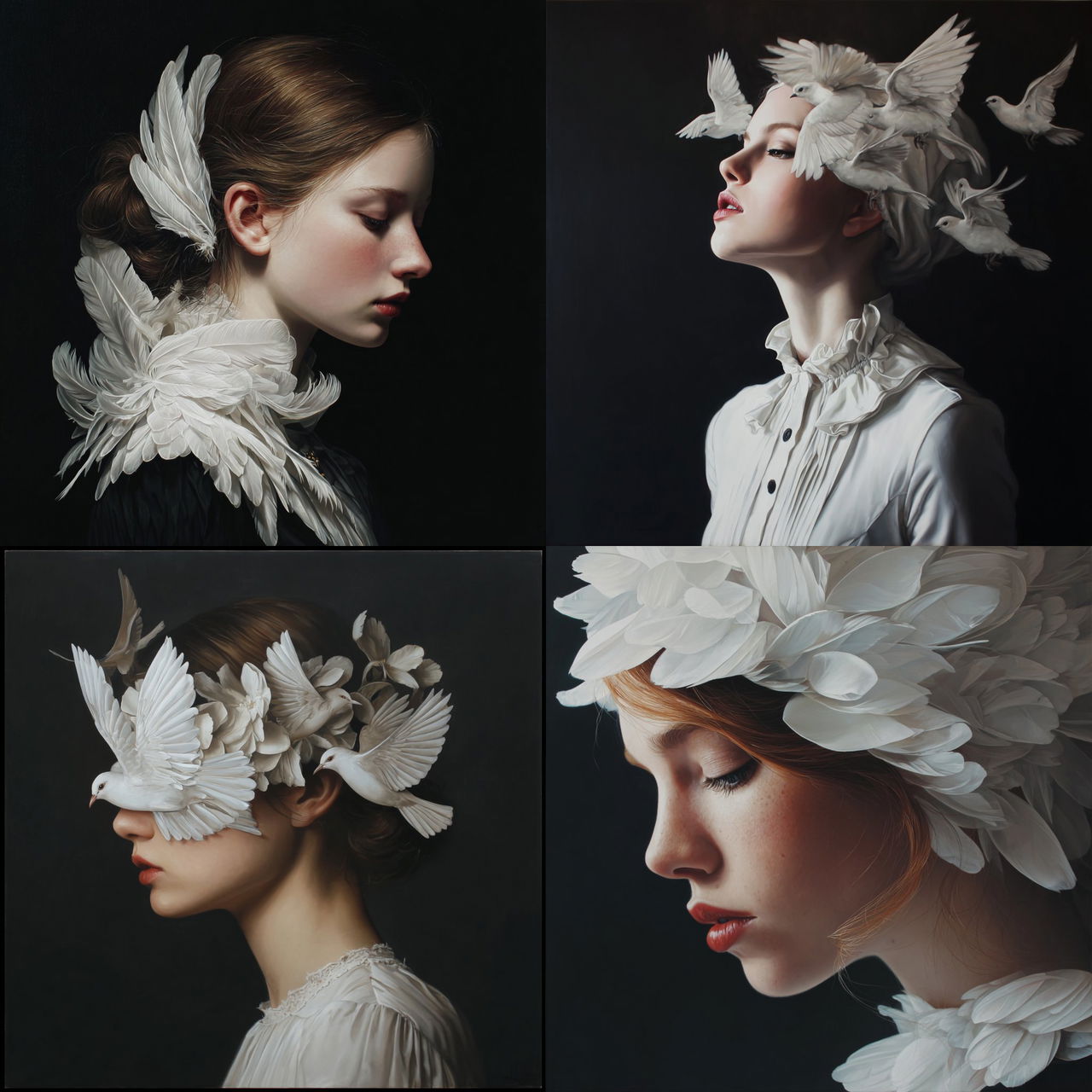 Amy Judd style, Midjourney V7, render 1 of 4