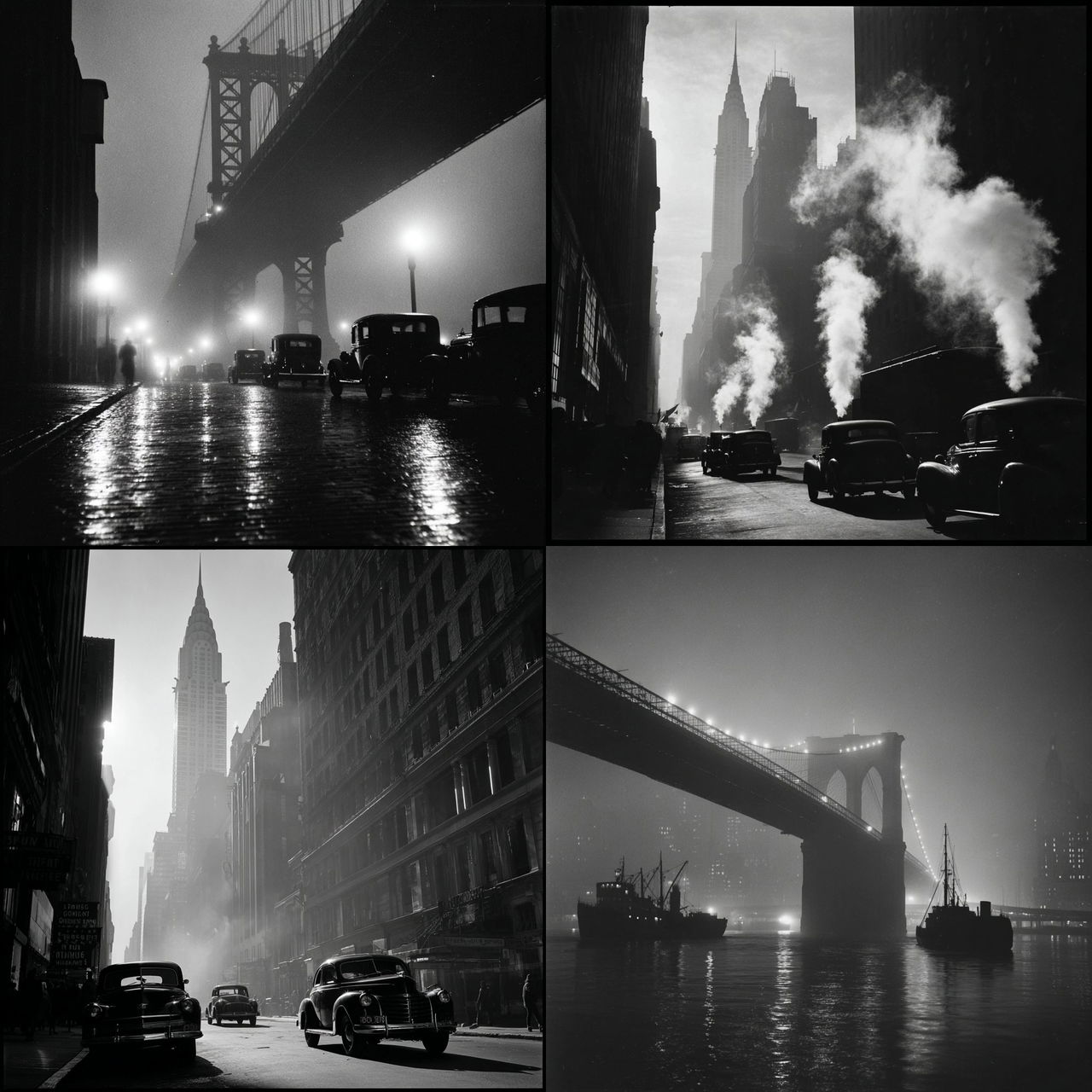 Andreas Feininger style, Midjourney V7, render 1 of 4