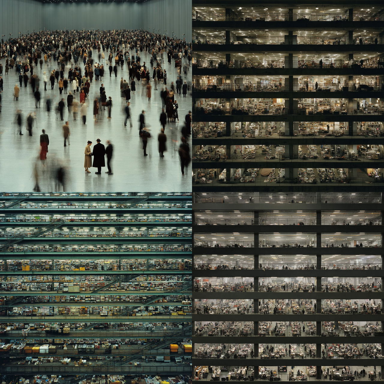 Andreas Gursky style, Midjourney V7, render 1 of 4