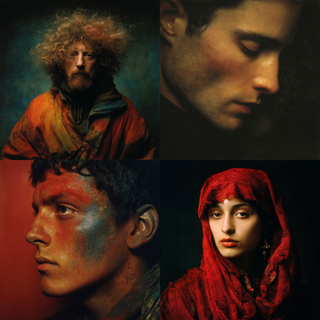 Andres Serrano style, Midjourney V7, render 1 of 4