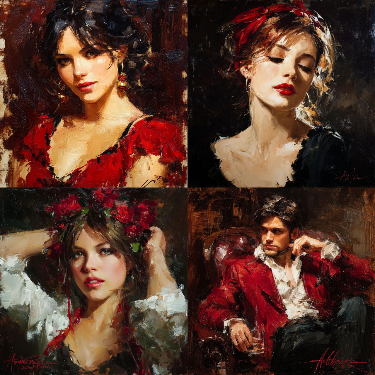 Andrew Atroshenko style, Midjourney V7, render 1 of 4