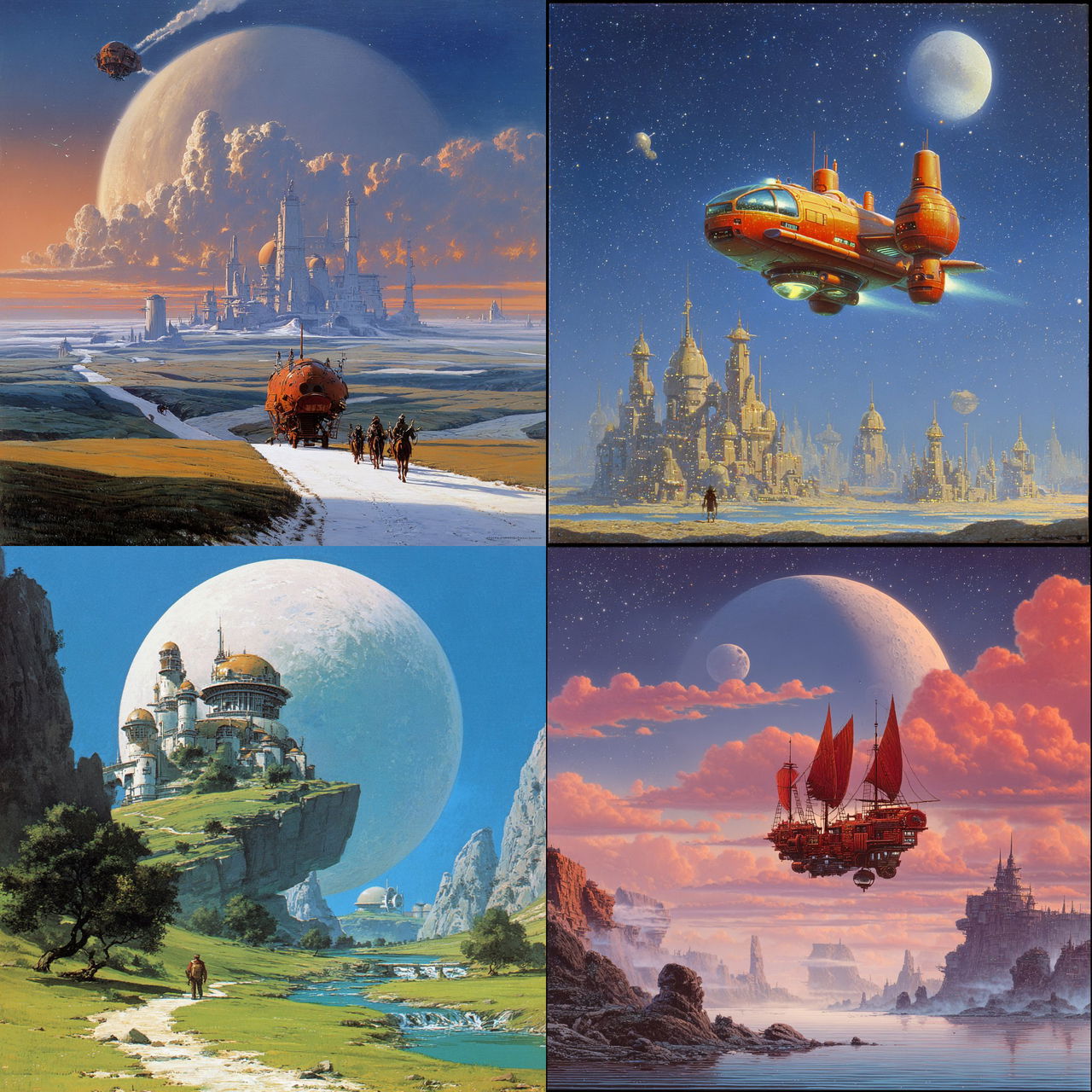 Angus McKie style, Midjourney V7, render 1 of 4