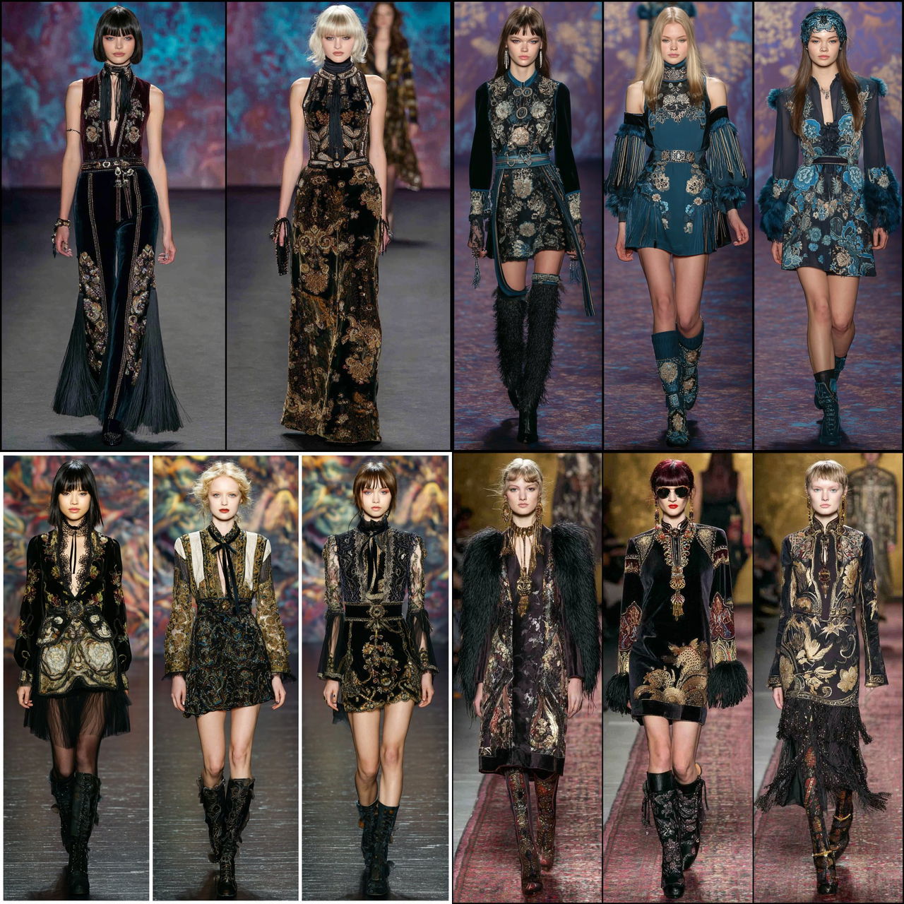 Anna Sui style, Midjourney V7, render 1 of 4