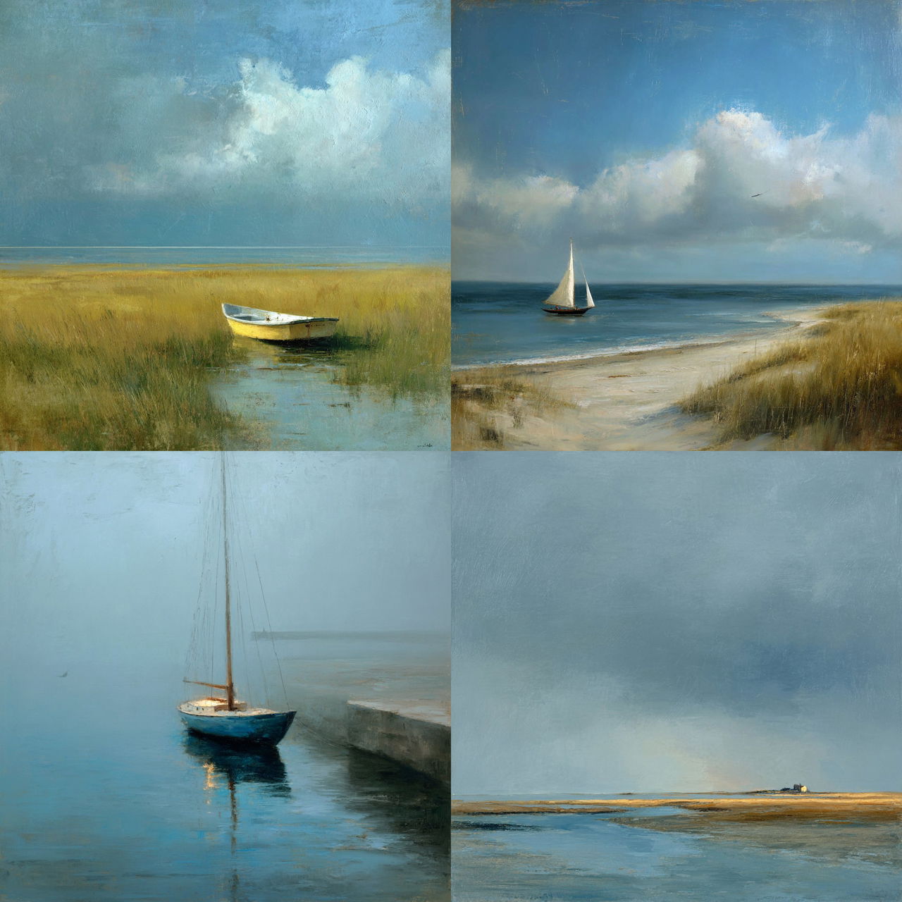 Anne Packard style, Midjourney V7, render 1 of 4