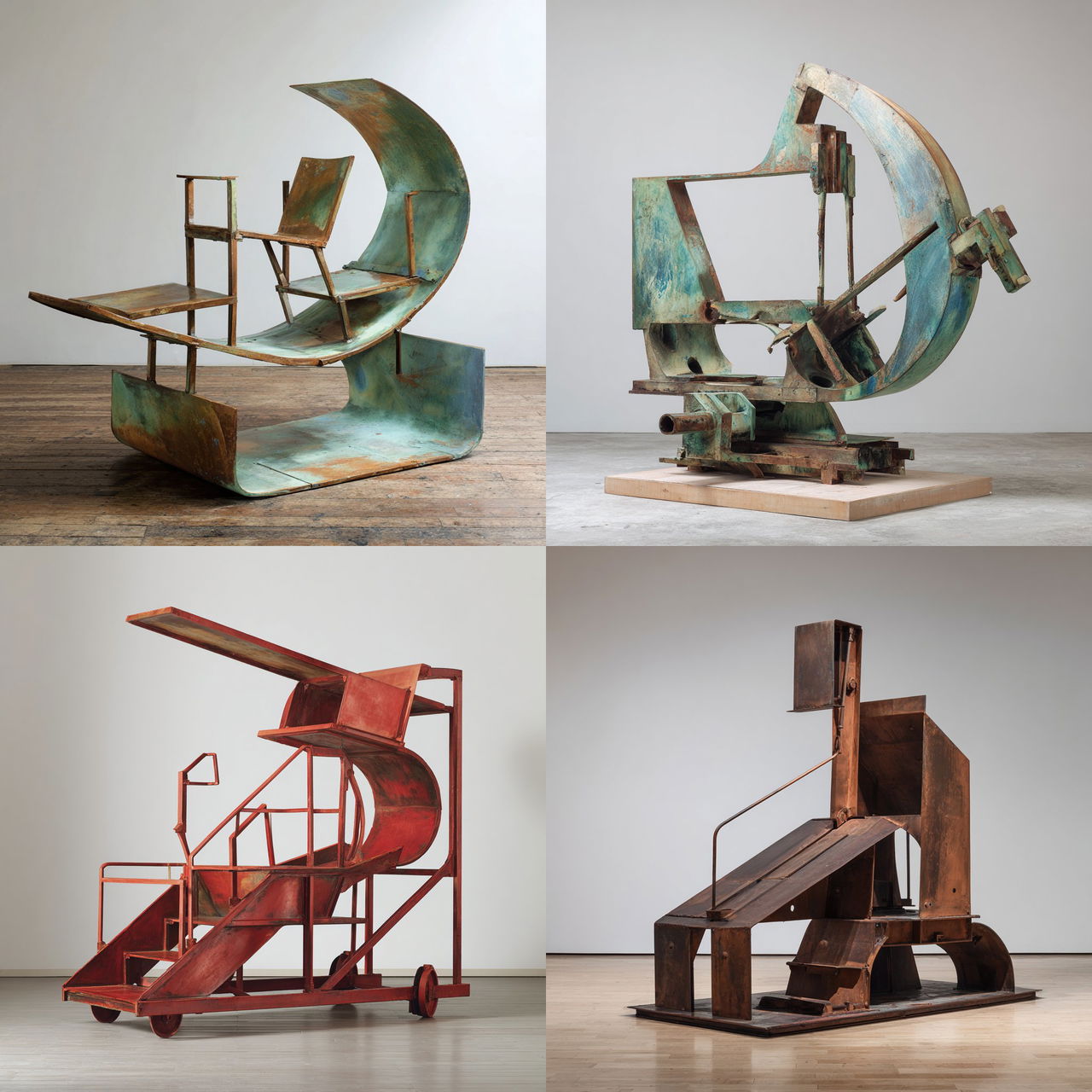 Anthony Caro style, Midjourney V7, render 1 of 4