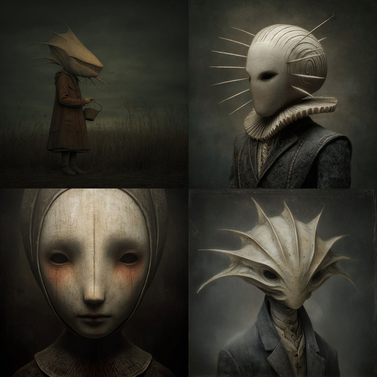 Anton Semenov style, Midjourney V7, render 1 of 4