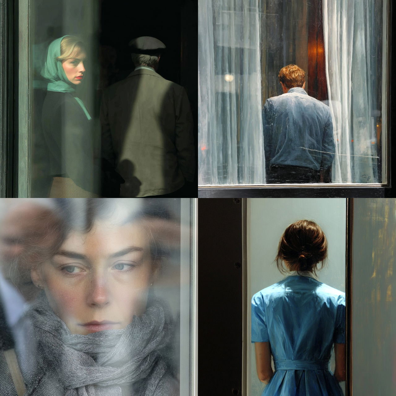 Arne Svenson style, Midjourney V7, render 1 of 4