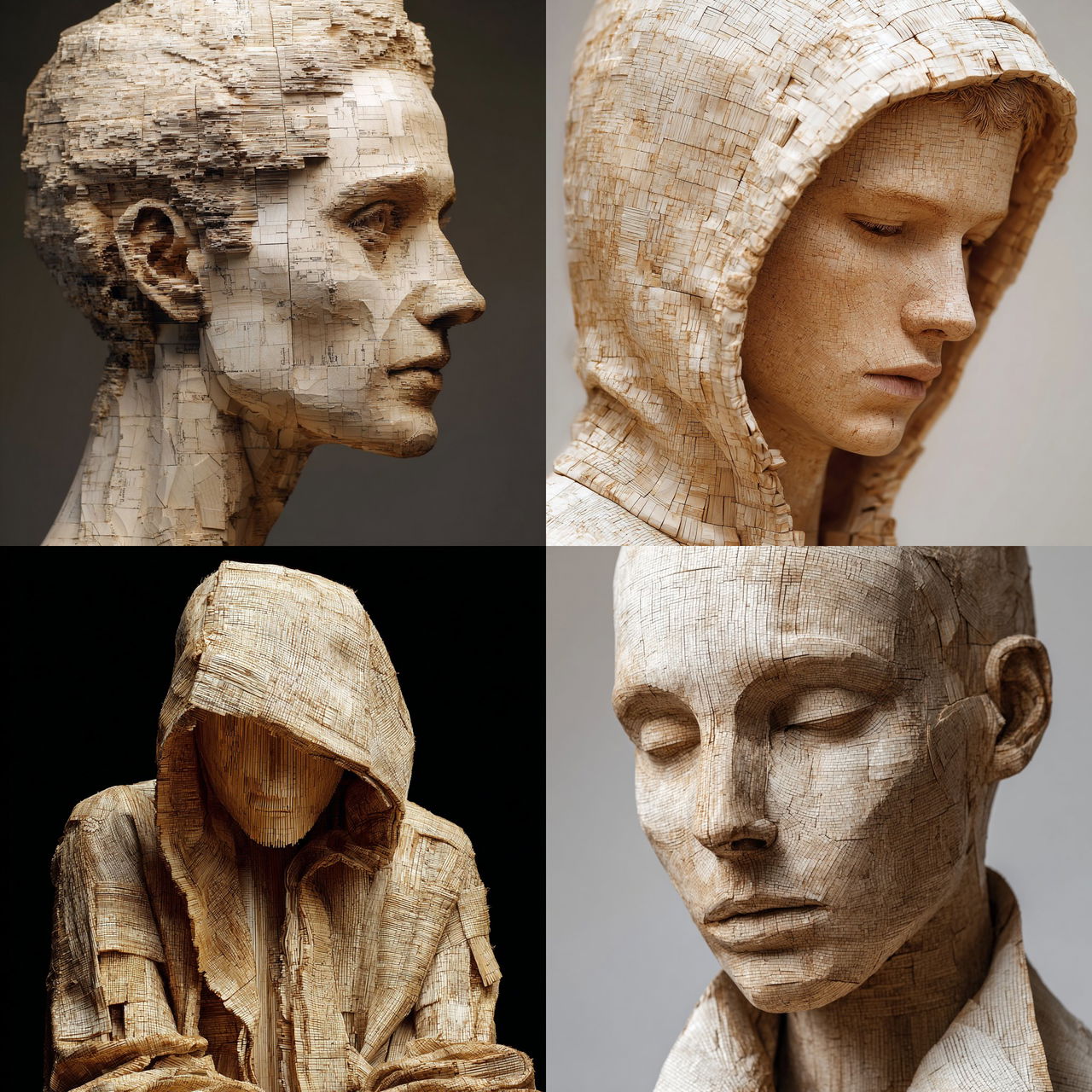 Aron Demetz style, Midjourney V7, render 1 of 4