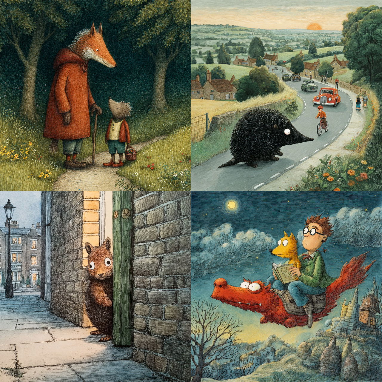 Axel Scheffler style, Midjourney V7, render 1 of 4