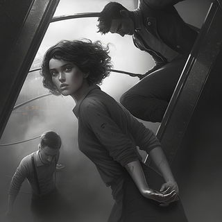 Olive Blurcel style, Midjourney V7: black-and-white manga comic strip