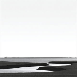 Circlebar Ink Doctrine style, Midjourney V7: realistic landscape photograph of quiet dawn