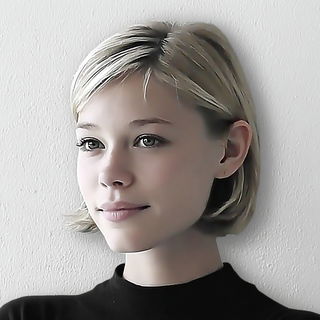 Circlebar Ink Doctrine style, Midjourney V7: photographic portrait of female protagonist