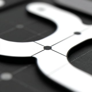 Circlebar Ink Doctrine style, Midjourney V7: typographic composition with large letters