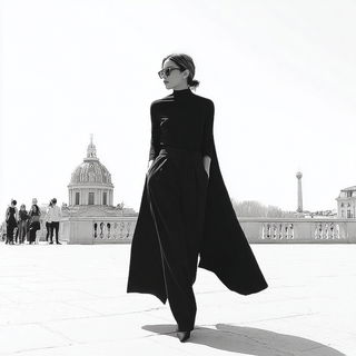 Castleglyph style, Midjourney V7: haute-couture fashion outfit
