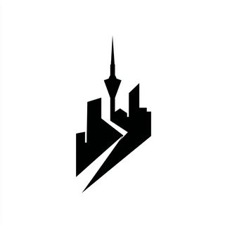Castleglyph style, Midjourney V7: bold minimalist logo design for Istanbul city municipal services