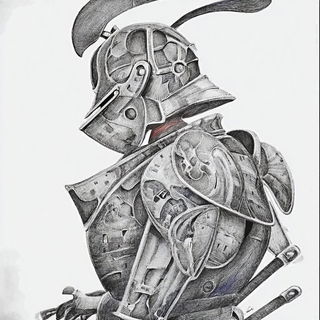 Hyphal Mountain Reverberation style, Midjourney V7: concept art character design of retropunk steam knight