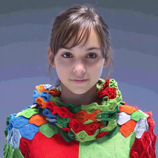 Lacquered Facet Terraces style, Midjourney V7: photographic portrait of female protagonist