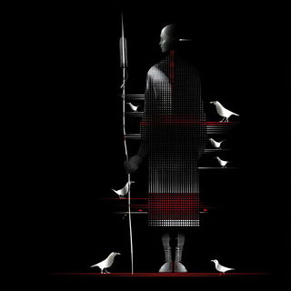 Kilnblack Parametrics style, Midjourney V7: traditional folk art