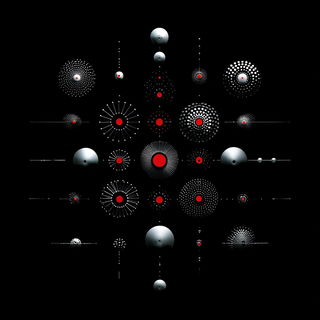 Kilnblack Parametrics style, Midjourney V7: creative pattern composition