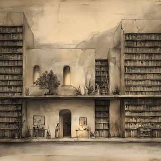 Gilded Sepia Verticals style, Midjourney V7: Midlibrary