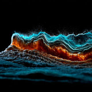 Biolumifur style, Midjourney V7: cinematic shot from sci-fi movie
