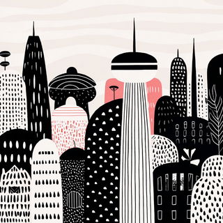 Faunafortress style, Midjourney V7: megacity with futuristic bioarchitecture
